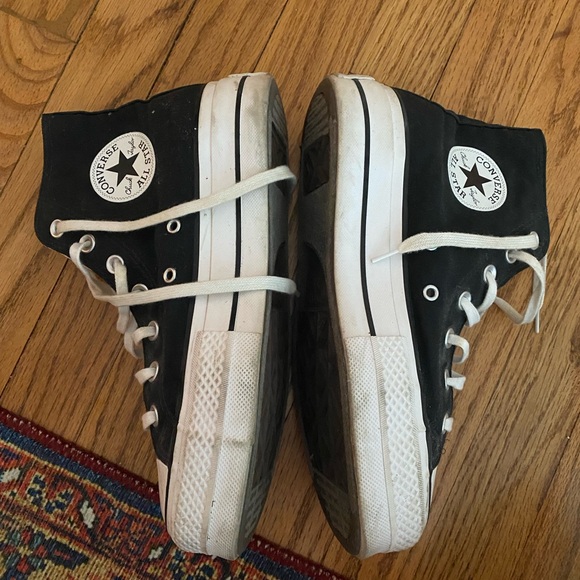 Converse black platform high tops - Picture 5 of 5